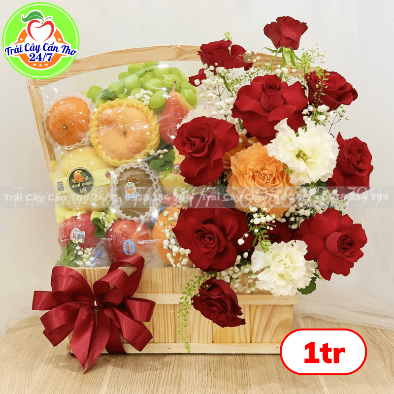 Giỏ hoa trái cây 66