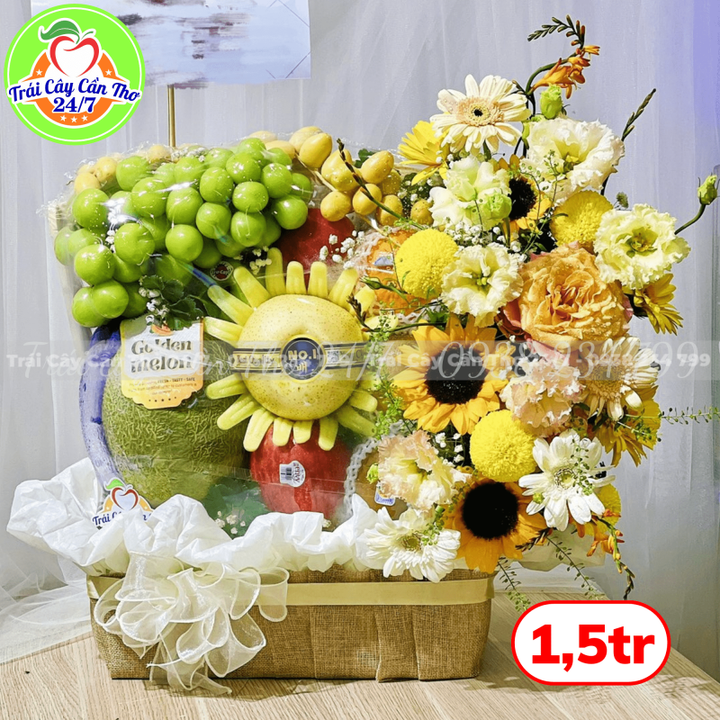 Giỏ hoa trái cây 74