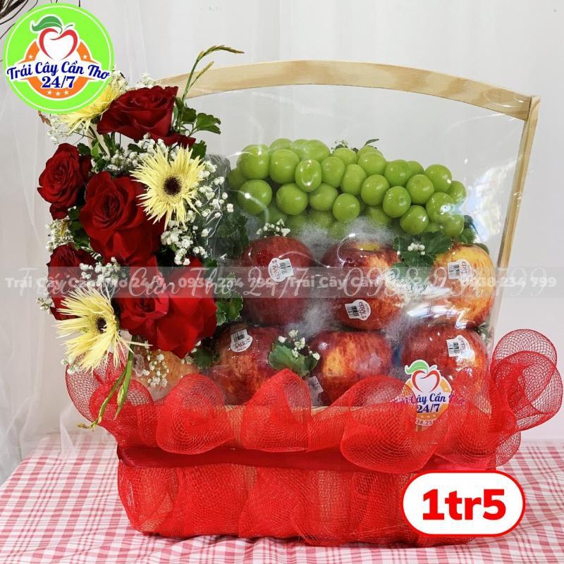 Giỏ hoa trái cây 77