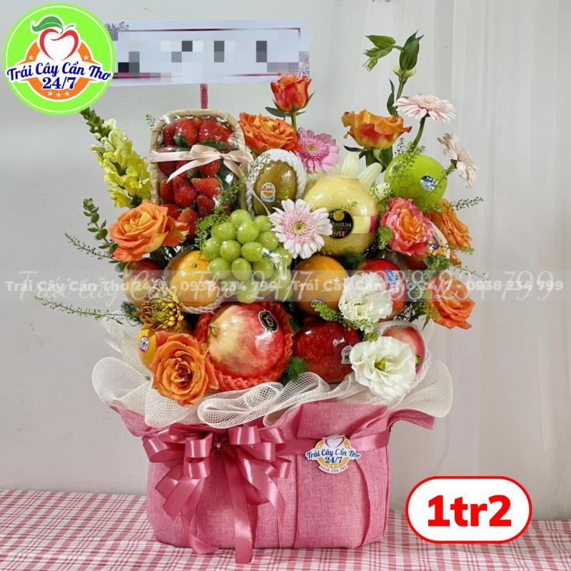 Giỏ hoa trái cây 83