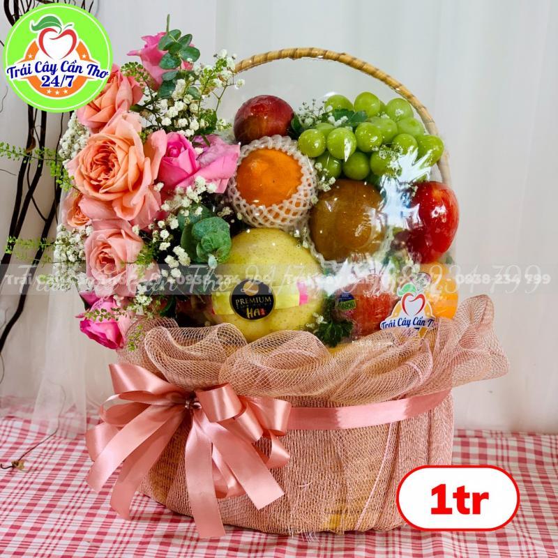 Giỏ hoa trái cây 86